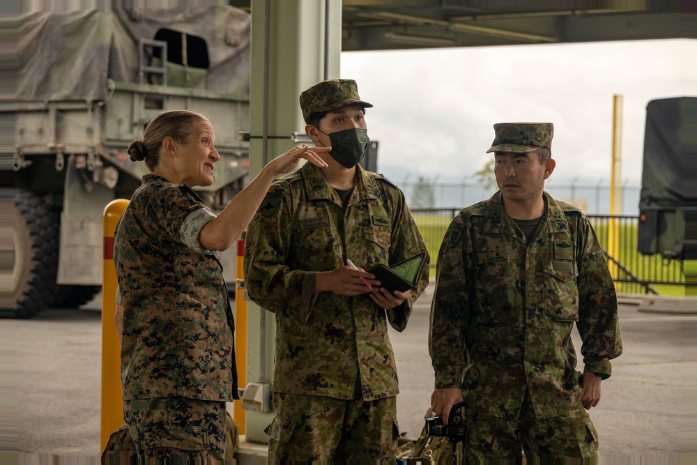 3RD MLG Corpsmen meet with JGSDF during a Medical Knowledge Exchange