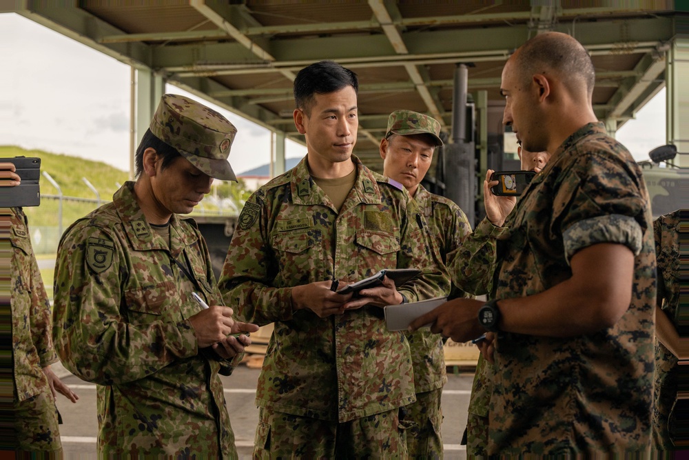 3RD MLG Corpsmen meet with JGSDF during a Medical Knowledge Exchange