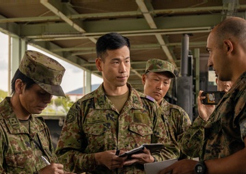 3RD MLG Corpsmen meet with JGSDF during a Medical Knowledge Exchange