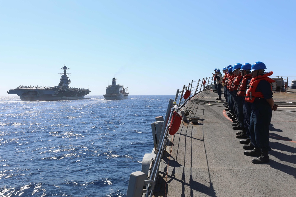 Sailors Prepare For Underway Replinsihment