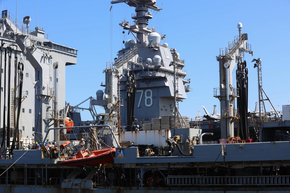 Ford During Underway Replinishment