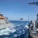 USS Normandy Conducts a Replenishment-at-Sea