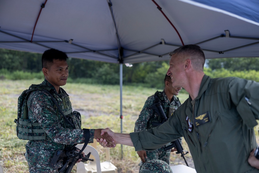 MASA 23: Hornet Squadron CO Greets Filipino Marines following trans-Pacific Flight