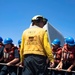 USS Normandy Conducts a Replenishment-at-Sea