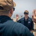 USS McFaul Sailor Re-Enlists