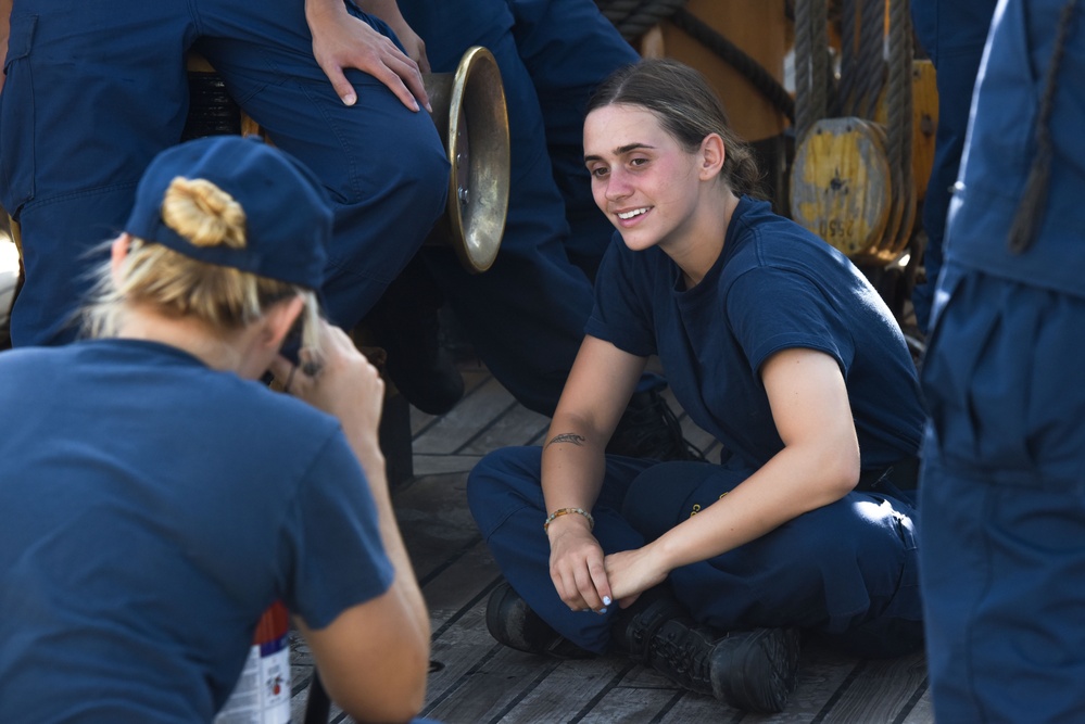 USCGC Eagle damage control training