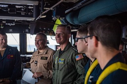 U.S. 2nd Fleet Visits IKECSG During COMPTUEX