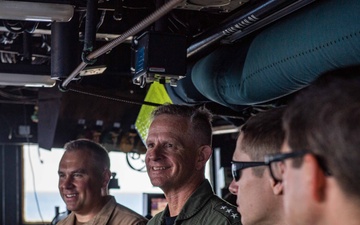 U.S. 2nd Fleet Visits IKECSG During COMPTUEX