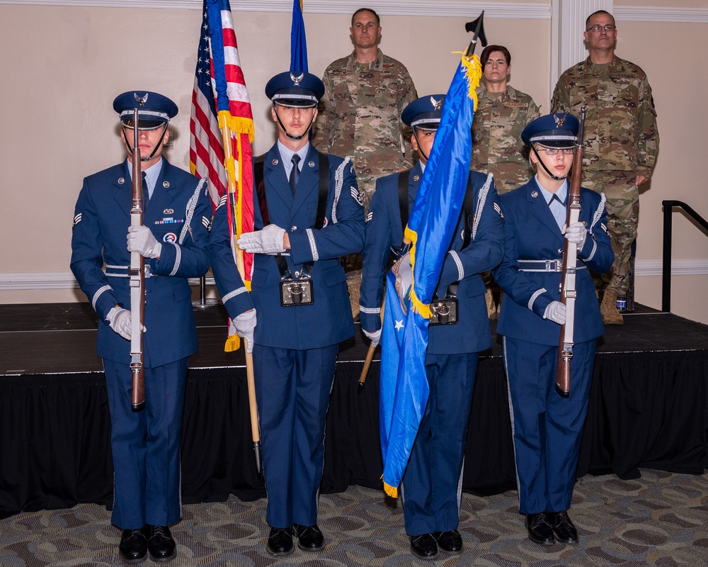 4th Mission Support Group bids farewell to Col. McElhaney and welcomes Col. Walker