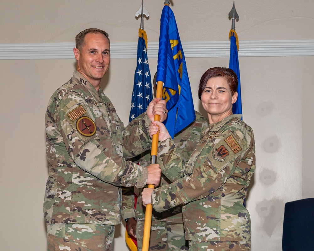 4th Mission Support Group bids farewell to Col. McElhaney and welcomes Col. Walker