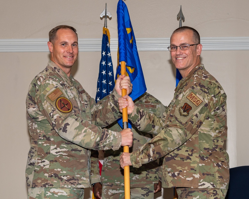 4th Mission Support Group bids farewell to Col. McElhaney and welcomes Col. Walker