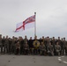2/6 Golf Company and HMS Albion Man the Rails