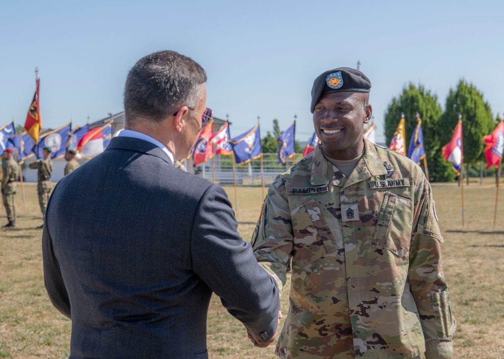 New command sergeant major assumes responsibility for Garrison Wiesbaden