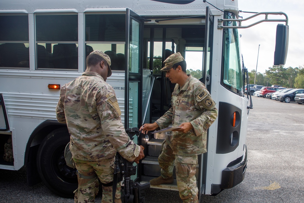 Military Police execute Emergency Deployment Readiness Exercise