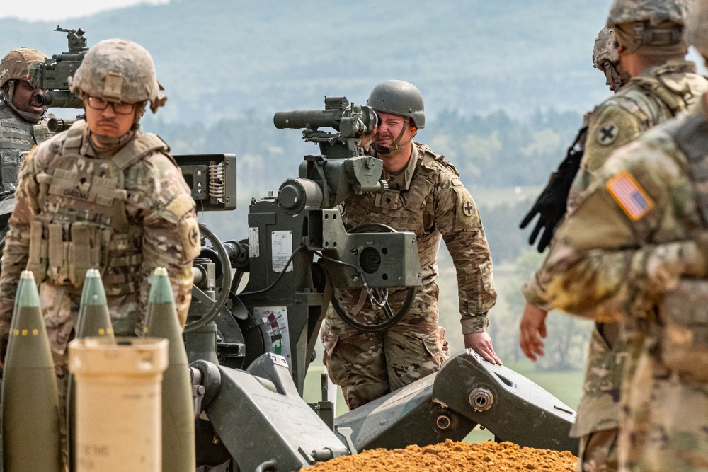 Direct Fire Artillery Training at Fort McCoy, WI
