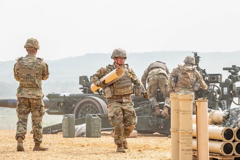 Direct Fire Artillery Training at Fort McCoy, WI