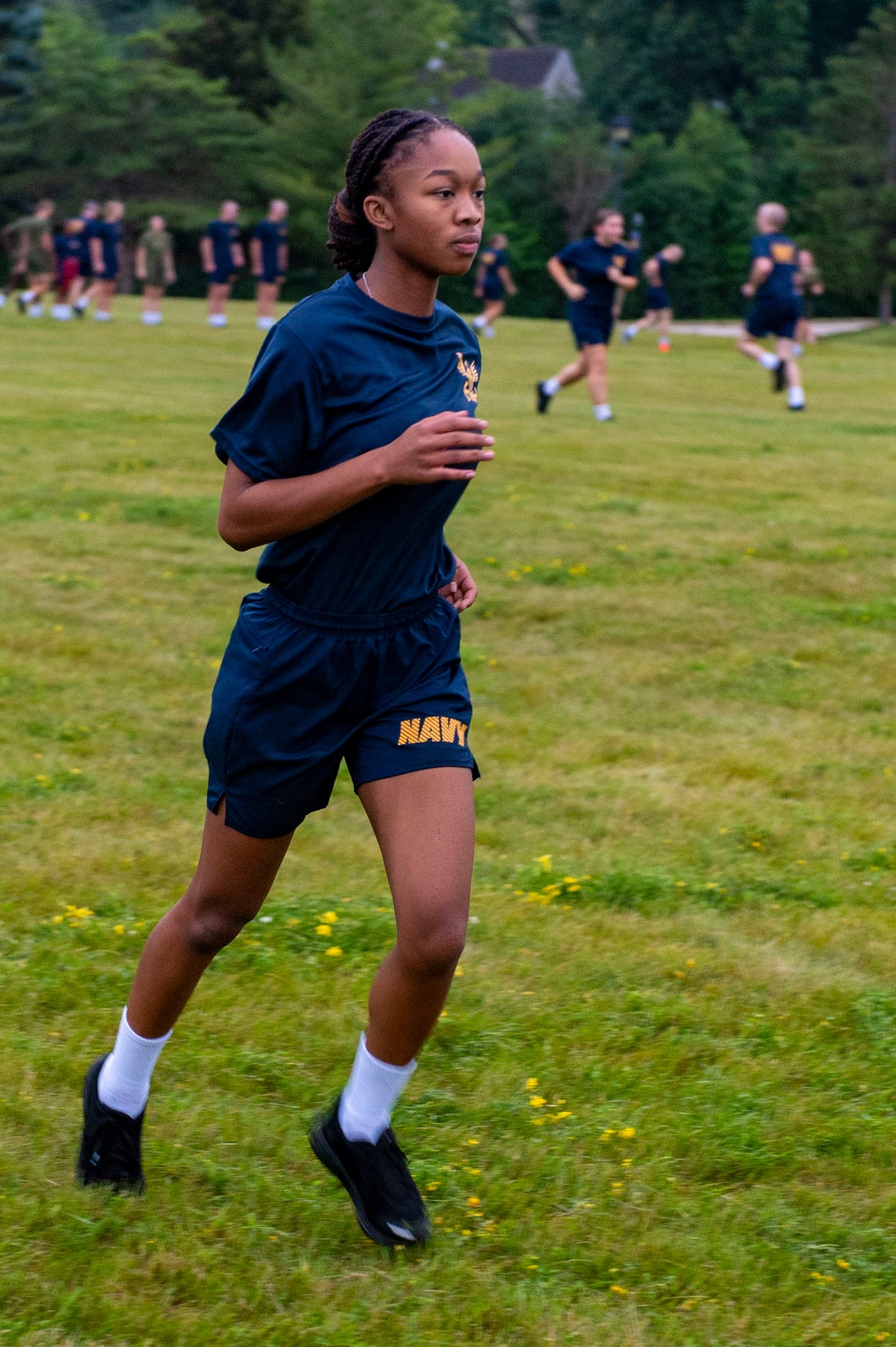 Naval Reserve Officers Training Corps (NROTC) New Student Indoctrination (NSI) Cycle 2 Physical Training