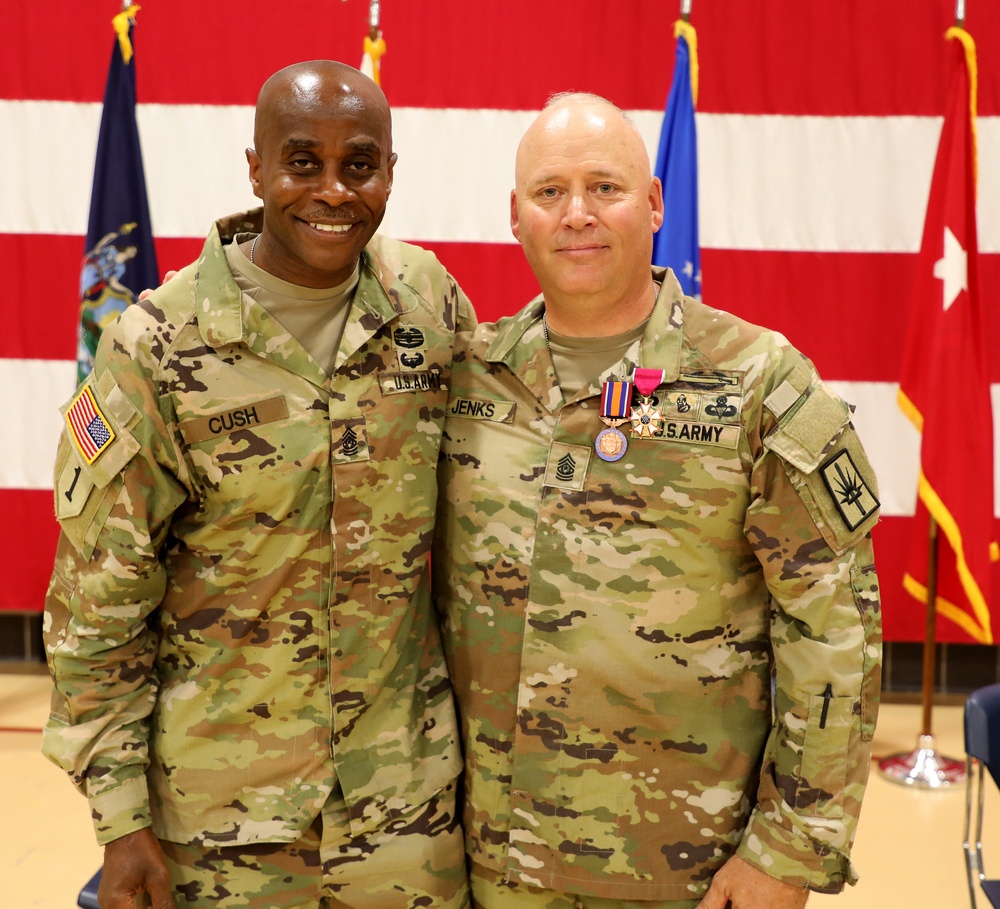 NY Senior Enlisted Soldier passes torch after more than four decades of service