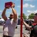 U.S. Marines attend 2023 American Linen Supply Company Uniforms 250 and Quaker State 400