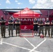 U.S. Marines attend 2023 American Linen Supply Company Uniforms 250 and Quaker State 400