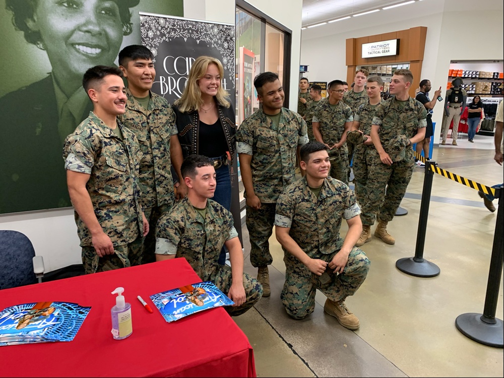 Carrie Brockwell visits Fort Gregg-Adams