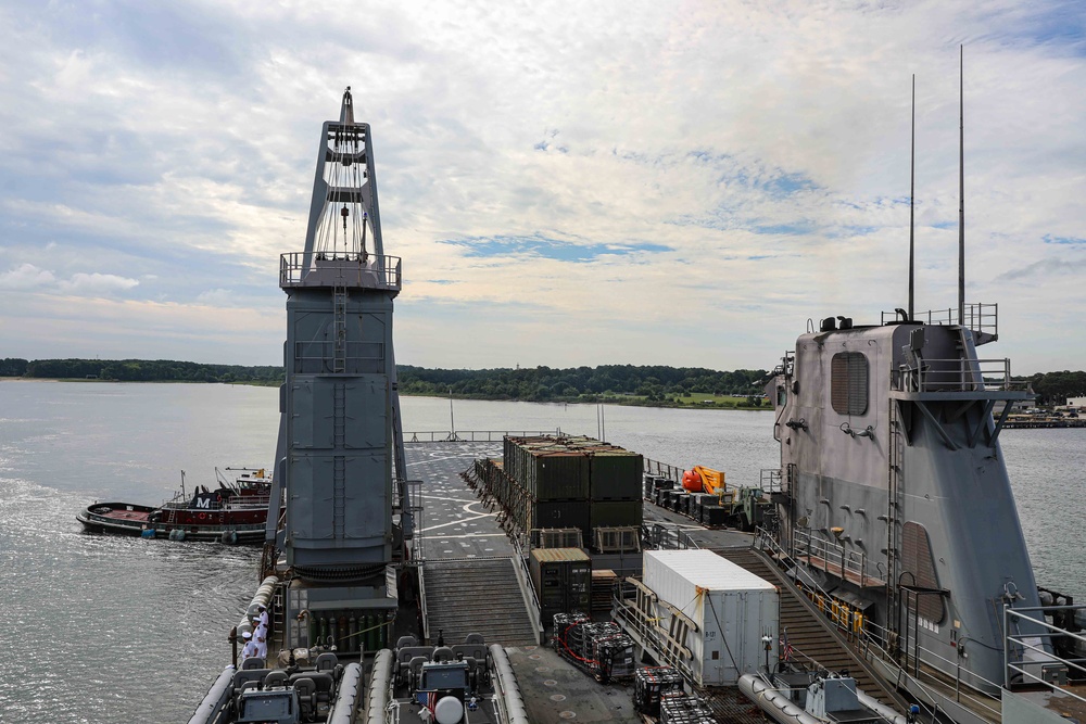 USS Carter Hall (LSD 50) Departs for Deployment, July 10, 2023