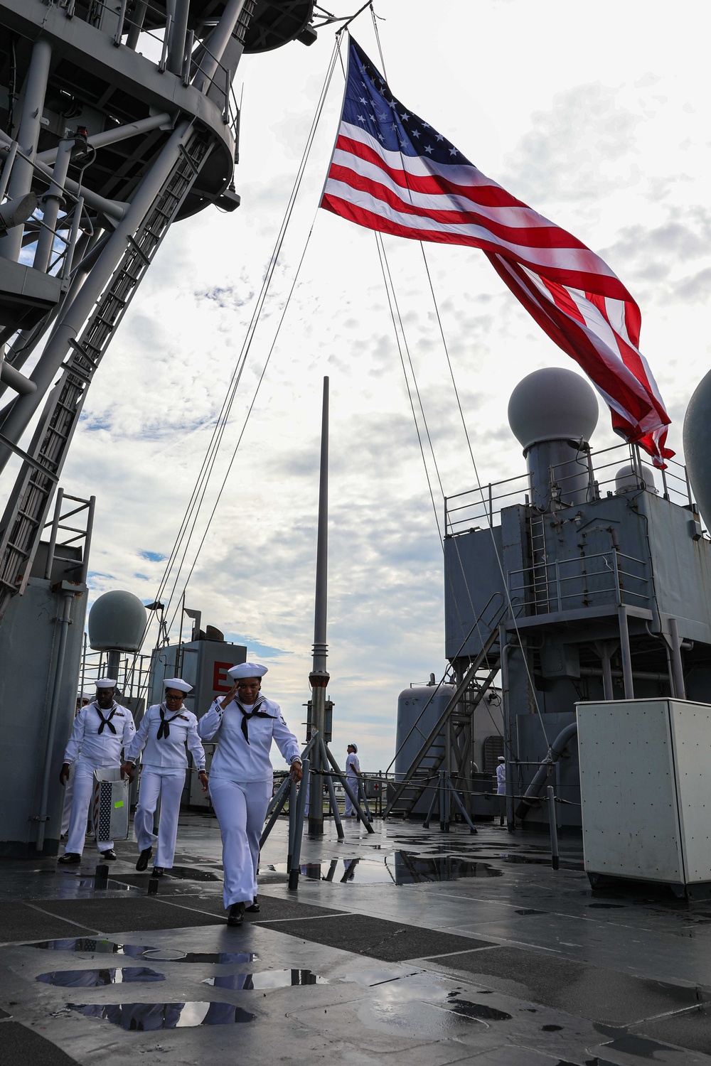 USS Carter Hall (LSD 50) Departs for Deployment, July 10, 2023