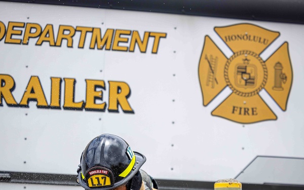HFD Firefighting Demonstration on JBPHH