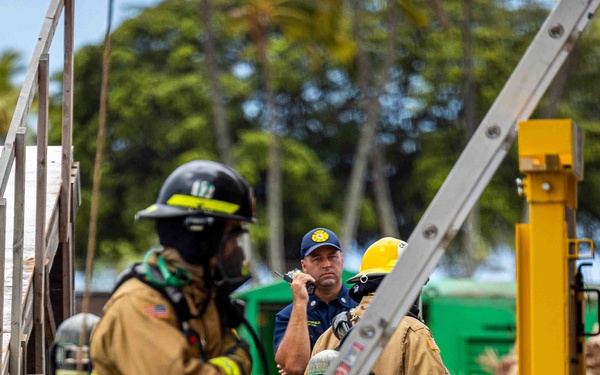 HFD Firefighting Demonstration on JBPHH