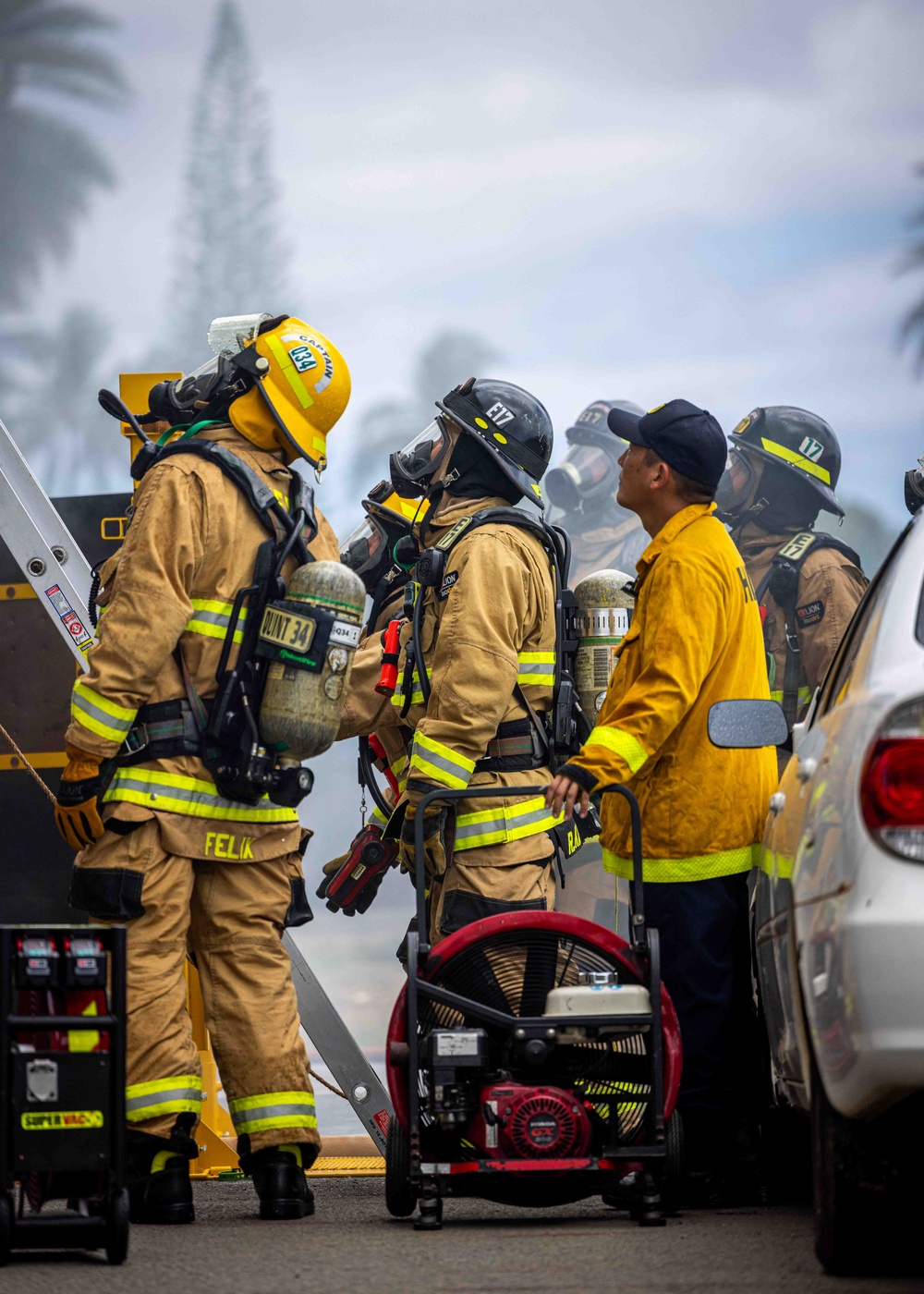 HFD Firefighting Demonstration on JBPHH