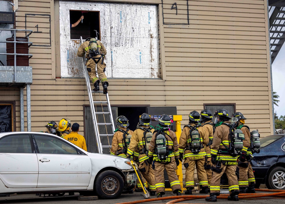 HFD Firefighting Demonstration on JBPHH