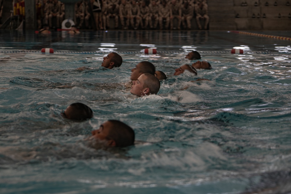 MCRD San Diego Charlie Company Swim Qualification