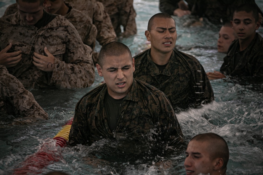 MCRD San Diego Charlie Company Swim Qualification