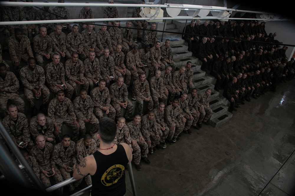 MCRD San Diego Charlie Company Swim Qualification