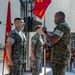 U.S. Marine Corps Capt. Connor McNamara relieves Capt. Moses Menchaca, outgoing company commander during Headquarters Company Change of Command Ceremony at the National Museum of the Marine Corps