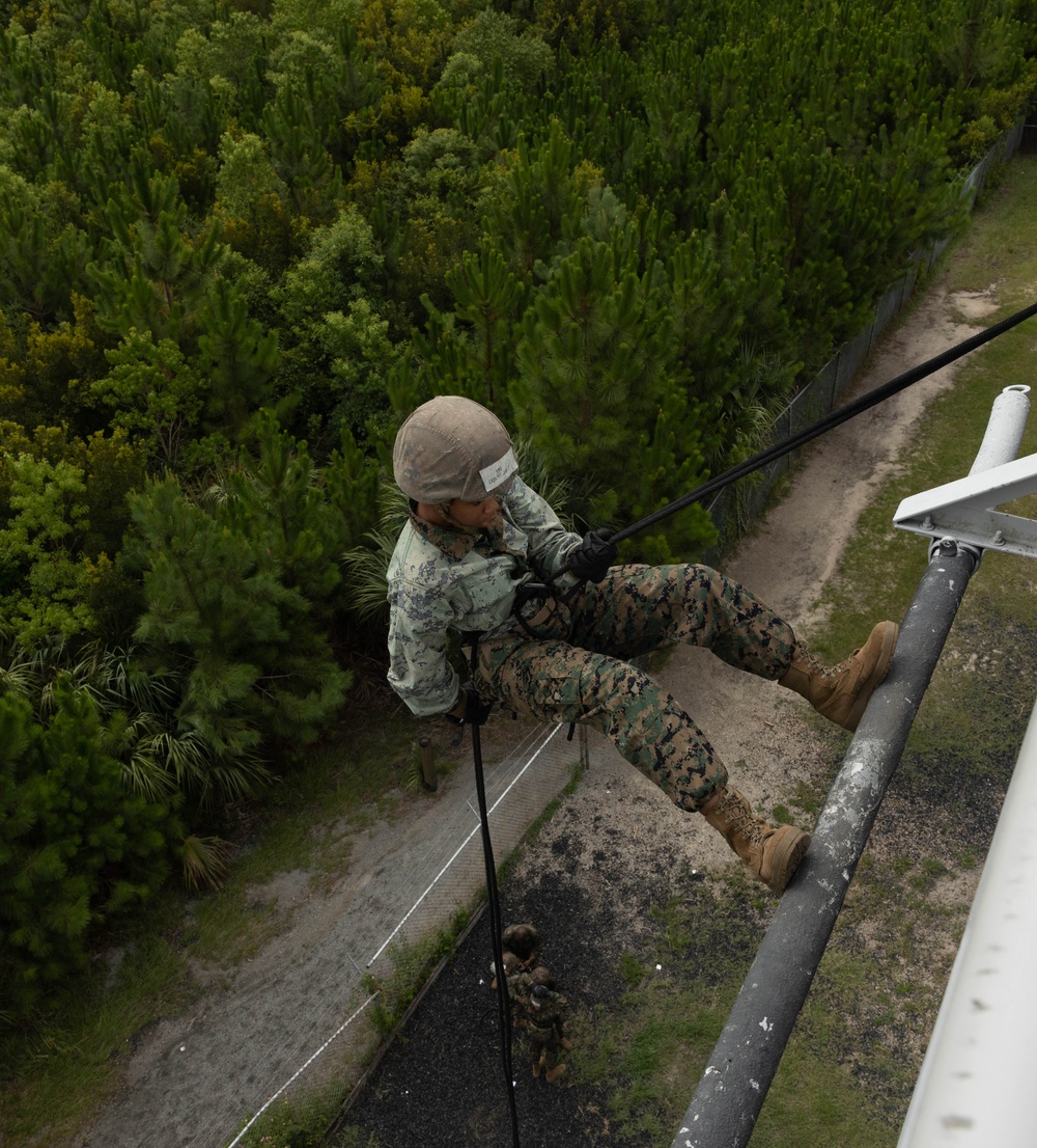 November Company Rappel Tower