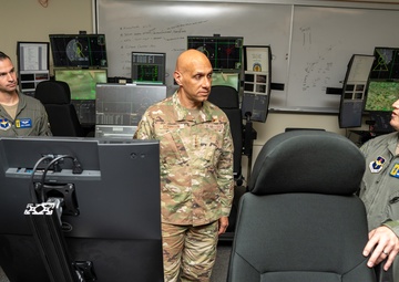 Lt. Gen. Robinson visits Randolph Air Force Base