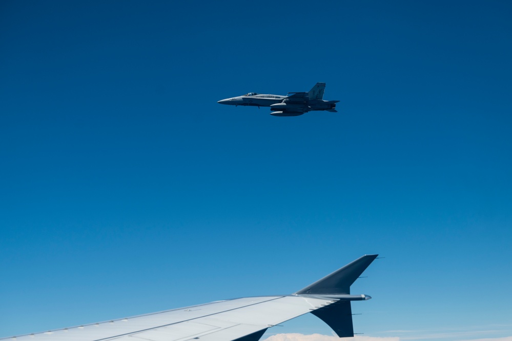 RCAF supports USMC refueling operation during Mobility Guardian 23