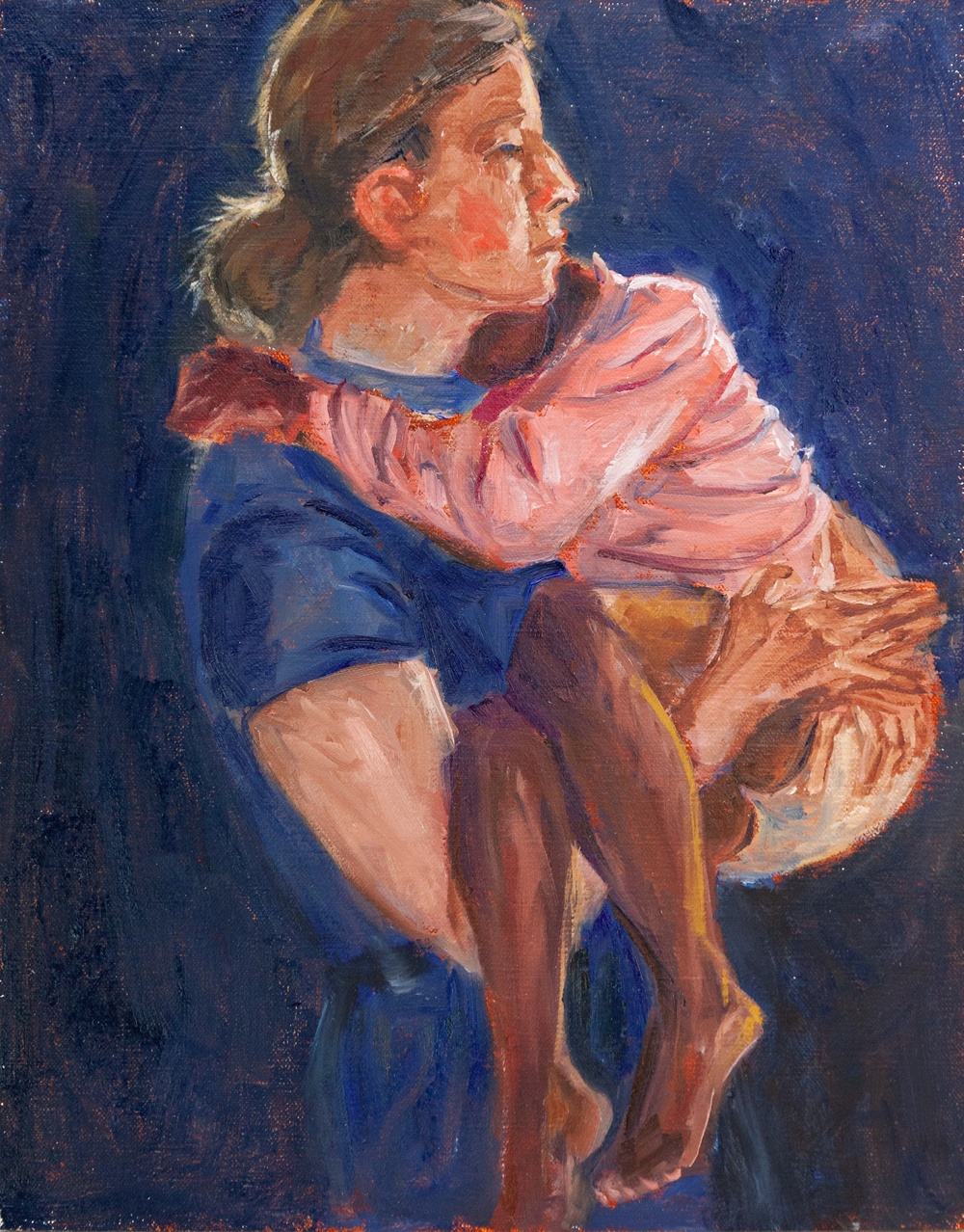 US Coast Guard Art Program 2023 Collection, Ob Id # 202315, Act of compassion, Maria Bennett Hock
