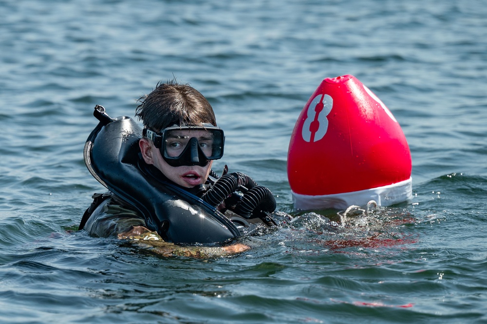 Dive Students Practice Covert Infill