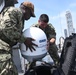 U.S. Navy Sailors Work With Colombian Sailors