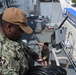 U.S. Navy Sailors Work With Colombian Sailors