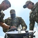 U.S. Sailors Work With Colombian Sailors