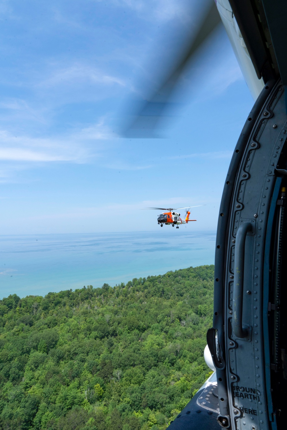 Traverse City Coast Guard performs at Cherry Festival