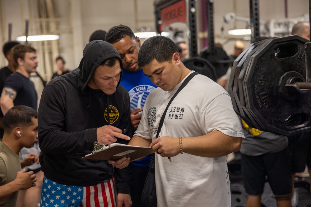 Bending Bars: USS America 1000lbs Club