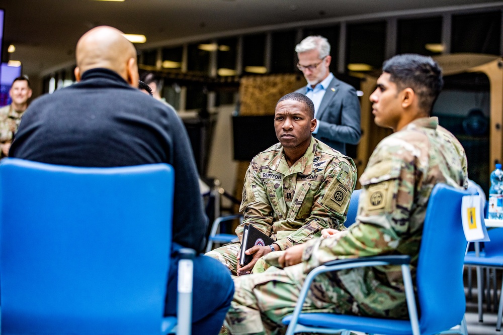 Cory Booker, Mark Kelly and Others Visit Paratroopers