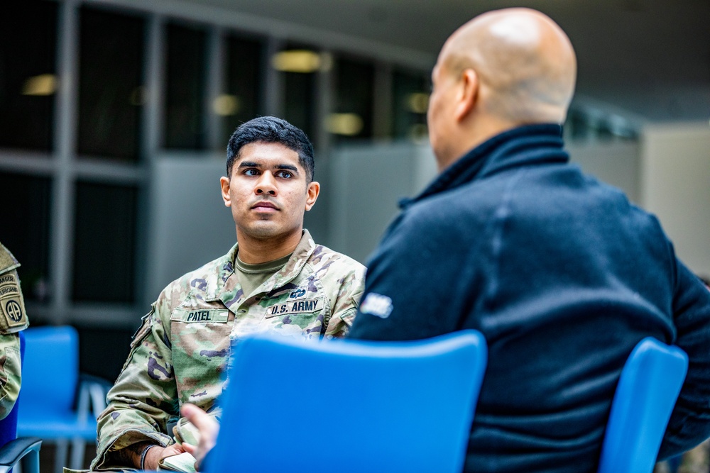 Cory Booker, Mark Kelly and Others Visit Paratroopers