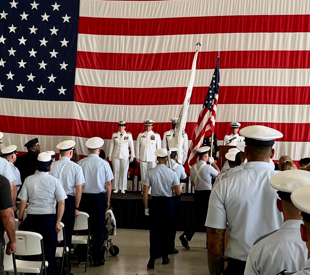 Coast Guard Tactical Law Enforcement Team South holds change of command ceremony