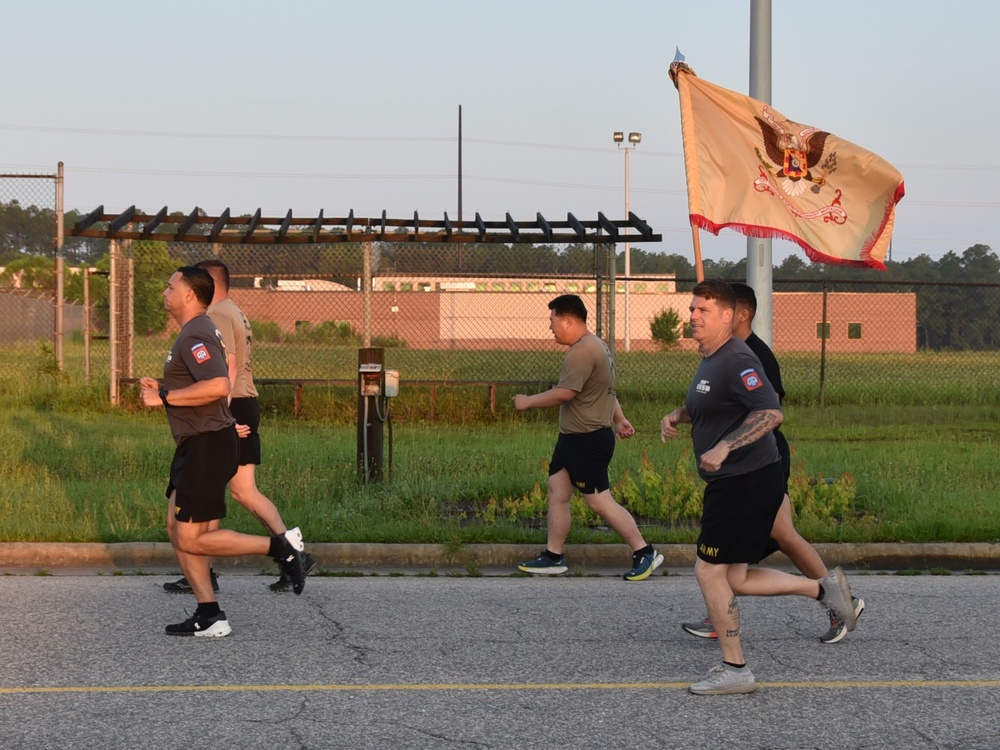 82nd Airborne Battalion Run