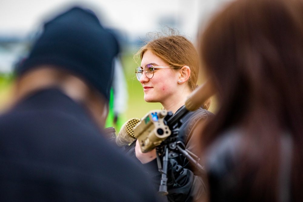 Paratroopers Spend Afternoon with Orphans